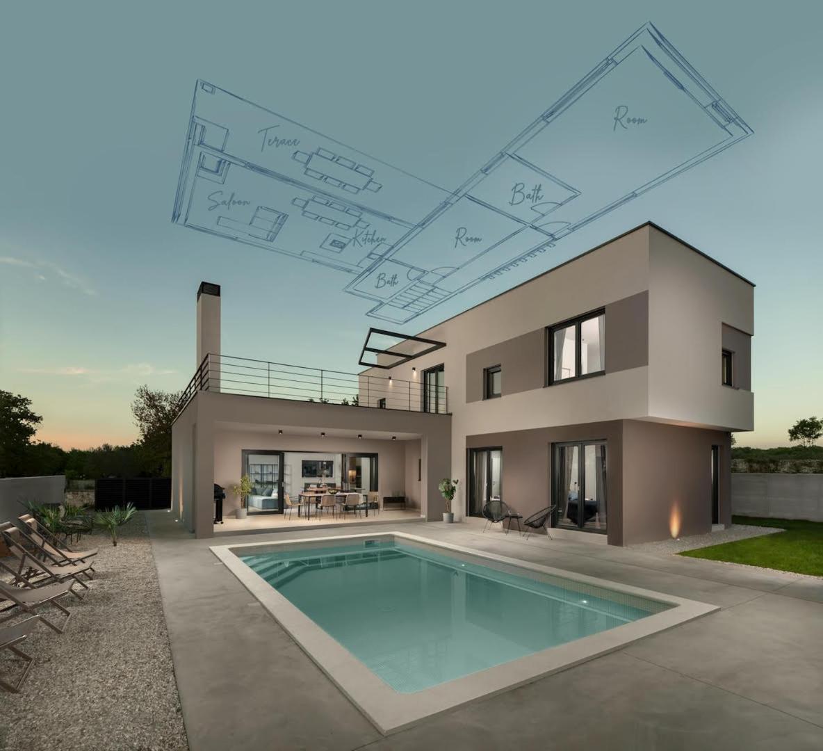 Villa 45 Vodnjan Eksteriør billede
